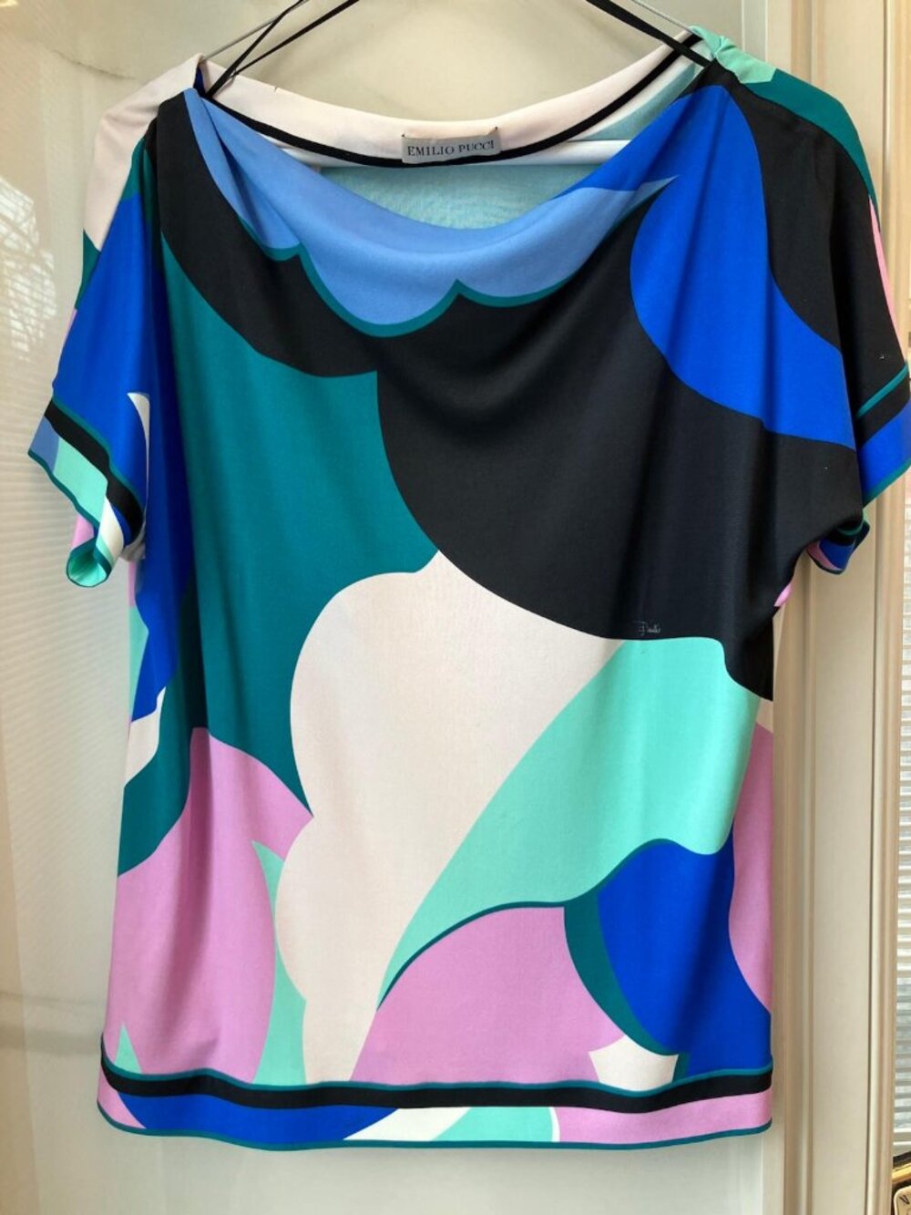 Emilio Pucci multicolored short sleeve tee size 38